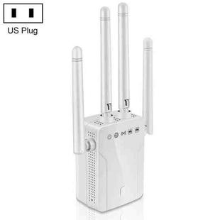 M-95B 300M Repeater WiFi Booster Wireless Signal Expansion Amplifier(White - US Plug)