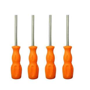 4 PCS Disassembly Tool Screwdriver Sleeve Applicable For Nintendo N64 / SFC / GB / NES / NGC(Orange Yellow 4.5mm)