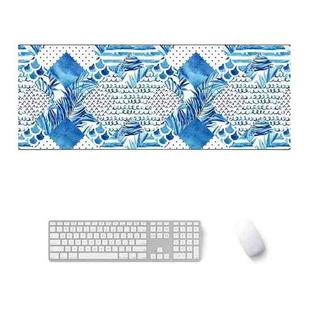 800x300x4mm Office Learning Rubber Mouse Pad Table Mat(12 Tropical Rainforest)