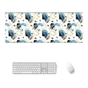 800x300x5mm Office Learning Rubber Mouse Pad Table Mat(9 Tropical Rainforest)