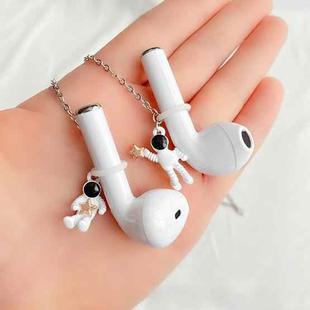 2 Pairs Wireless Bluetooth Headset Anti-Lost Astronaut Anti-Lost Chain For AirPods(Alloy)