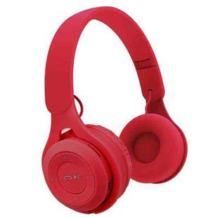 M6 Wireless Bluetooth Headset Folding Gaming Stereo Headset With Mic(Red)