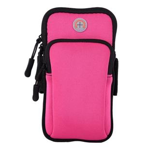 Sport Armband Waterproof Phone Holder Case Bag for 4 -6 inch Phones(Rose)