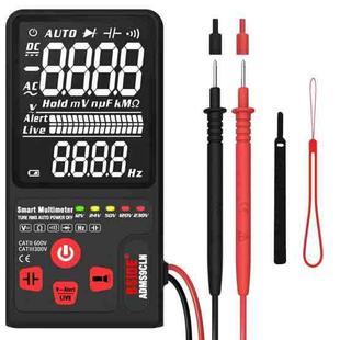 BSIDE ADMS9CLN Dual Mode Intelligent Automatic Digital Multimeter AC/DC Voltage Resistance Frequency Capacitance Meter, Specification: English Version