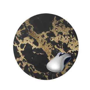 3 PCS Marbled Round Mouse Pad Rubber Non-Slip Mouse Pad, Size: 20 x 20cm Not Overlocked(Marble No. 1)