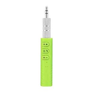 H-139 3.5mm Lavalier Bluetooth Audio Receiver with Metal Adapter(Green)