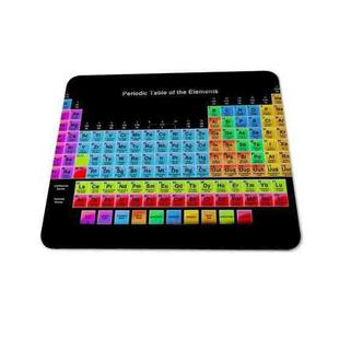 3 PCS Periodic Table Of Chemical Elements Rectangular Mouse Pad Creative Office Learning Non-Slip Mat, Dimensions: Overlock 180 x 220mm(Pattern 1)