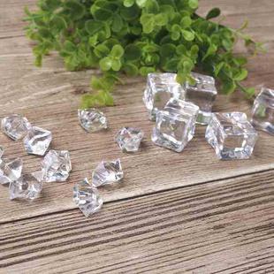 20 PCS Irregular +5 PCS Square  Fake Ice Cube Photo Props Gourmet Photography Decoration Model