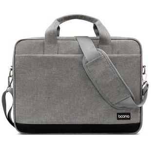 Baona BN-I010 Multifunctional Portable Laptop Bag Waterproof And Wear-Resistant Computer Bag, Size: 15 inch(Grey)