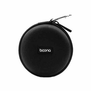 Baona BN-F009 Oxford EVA Storage Bag Box with Carabiner for Headphone / Earphone & Data Cable(Black)