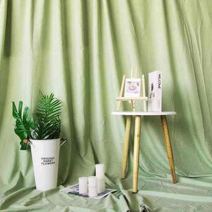 2 x 2.4m Photo Background Cloth Increased Widened Photography Cloth Live Broadcast Solid Color Cloth(Green)