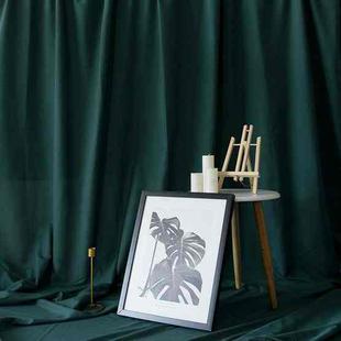 2 x 2.4m Photo Background Cloth Increased Widened Photography Cloth Live Broadcast Solid Color Cloth(Ink Green)