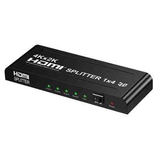 HW-4K104D 1 to 4 4K X 2K Video High-Definition On-Screen HDMI Splitter(EU Plug)