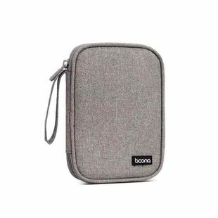 Baona BN-C003 Mobile Hard Disk Protection Cover Portable Storage Hard Disk Bag, Specification: Single-layer (Gray)