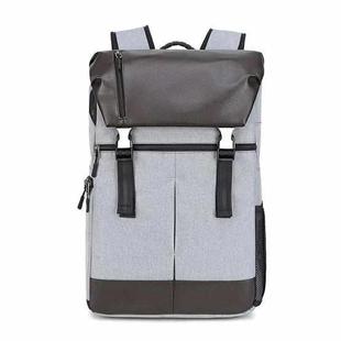 C3081 Camera  Computer Shoulder Digital Camera Bag Large Capacity Photography Backpack(Light Grey)