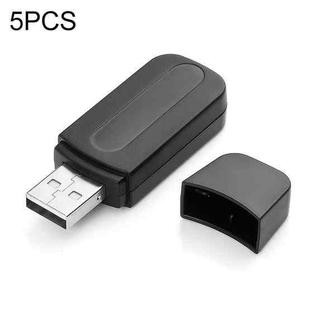 5 PCS USB Bluetooth Music Receiver 3.5mm Bluetooth Speaker Adapter