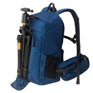 3011 Multifunctional Double Shoulder SLR Digital Camera Bag, Size: Small(Royal Blue)