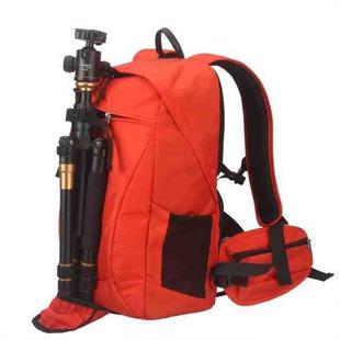 3011 Multifunctional Double Shoulder SLR Digital Camera Bag, Size: Large(Flame Orange)