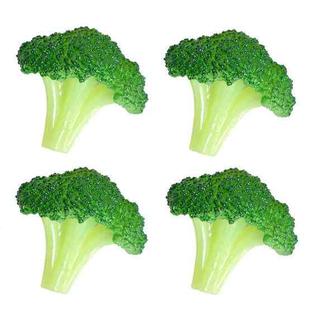 4 PCS Broccoli Simulation Food Model Photo Photography Props