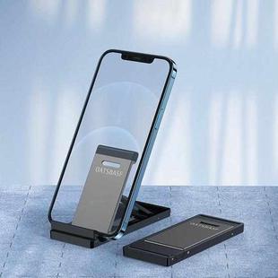 Oatsbasf 03637 Aluminum Alloy Mobile Phone Bracket Desktop Folding Portable Metal Rack(Black)