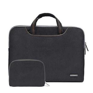 LiSEN LS-116 Simple Laptop Bag Business Laptop Liner Bag, Size: 13.3 inch(Snowflake Nylon Black)