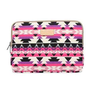 LiSEN LS-518 Lingge Pattern Laptop Computer Liner Bags, Size: 12 inch(Rose Red Pattern Geometry)