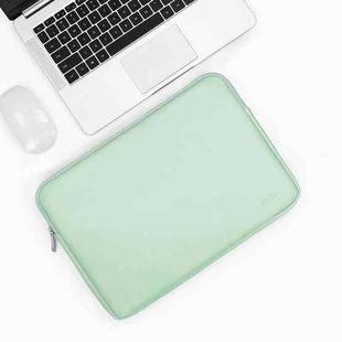 Baona BN-Q001 PU Leather Laptop Bag, Colour: Mint Green, Size: 13/13.3/14 inch