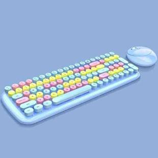 MOFii Candy XR Color Wireless Keyboard And Mouse Set(Light Blue)