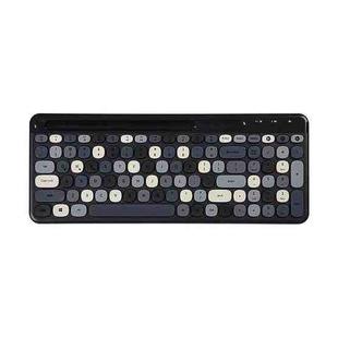 MOFii 888 100 Keys Wireless Bluetooth Keyboard with Tablet Phone Slot(Black Gray Mix Color)