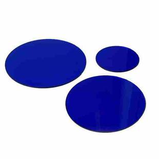 3 In 1 Beauty Shot Props Decorative Transparent Acrylic Board Cosmetic Shooting Ornaments Commercial Background(Deep Blue)