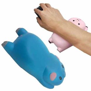 Piggy Office Protection Wrist Memory Foam Hand Rest Slow Rebound Wrist Mouse Pad(Green)