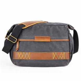 3037 SLR Camera Bag Shoulder Waterproof Messenger Camera Bag(Gray)