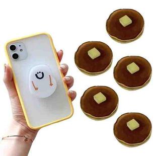 5 PCS Special-Shaped Cartoon Epoxy Retractable Mobile Phone Holder(M121 Muffins Cheese)