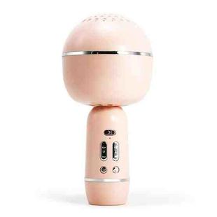 K8 Home Karaoke Microphone Bluetooth Wireless Handheld Microphone Speaker(Pink)