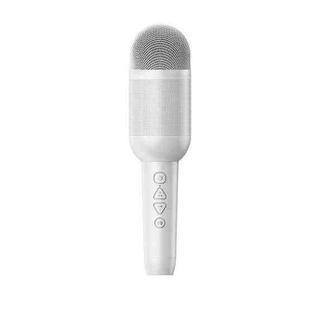 K8 Wireless Mobile Phone Karaoke Microphone Handheld Home Bluetooth Microphone Speaker(White)