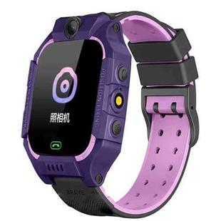 Z6 Children Phone Watch Smart Positioning Full Touch Screen Student Watch(Purple)