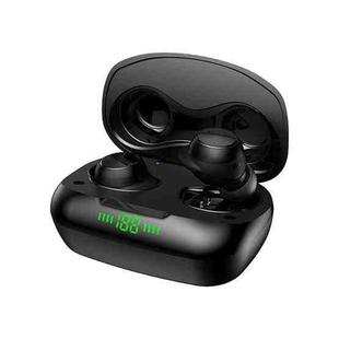 TWS-24 Bluetooth 5.0 Wireless Noise Cancelling Waterproof Touch Control Mini Earphone Support Voice Assistant(Black)
