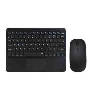 871 9.7 Inch Portable Tablet Bluetooth Keyboard With Touchpad + Mouse Set for iPad(Black + Mouse)