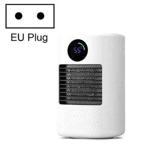 P9 Household Mini Heater Desktop Hhot Air Blower, EU Plug(White)