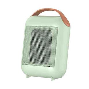 QY-01 Mini Ceramic Heating Heater Desktop Cooling And Heating Fan, CN Plug(Matcha Green)