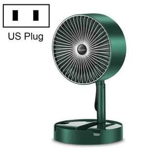 Student Heater Home Desktop PTC Heating Heater , US Plug(Ink Green)