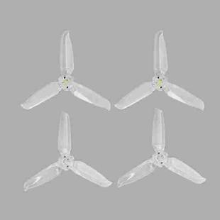 RCSTQ Drone Aircraft Transparent Three-Blade Propeller For DJI FPV(Two Pairs )