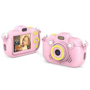 DC502 2.4-Inch 16X Zoom 2.7K Video Recording Children Digital Camera, Color: Pink No Card(EU Plug)