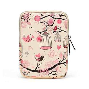 7 inch Vertical Cartoon Universal Business Tablet Sleeve Bag(Pink)