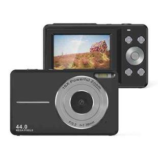 DC403L-AF 2.4-Inch 16X Zoom HD Digital Camera Mini Children Photography Camera EU Plug(Black)