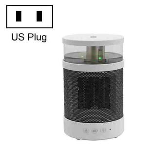 3 In 1 Multi-Function Desktop Heater Office Dormitory Home Small Night Lamp Humidifier(US Plug)