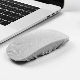 2 PCS BS13 Mouse Storage Bag Elastic Fabric Protective Case For Apple Magic Mouse(Light Grey)