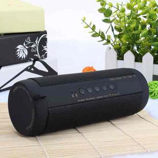 T2 Car Cylindrical Small Speaker with Flashlight Desktop Bluetooth 4.0 Wireless Speaker(Black)