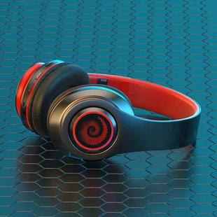 B39 Wireless Bluetooth Headset Subwoofer With Breathing Light Support TF Card(Black Red)