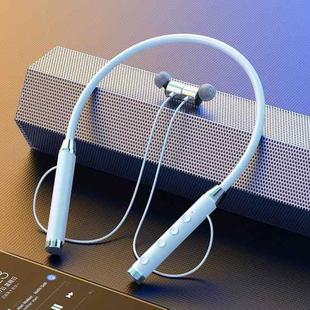D08 Bluetooth 5.2 Sports Wireless Earphone Neck-mounted In-Ear Headset(White)